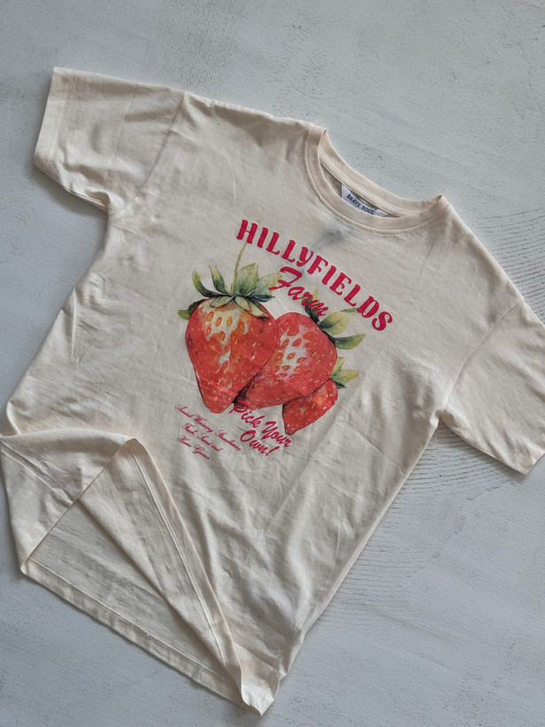 تیشرت وارداتی توت فرنگی🍓
