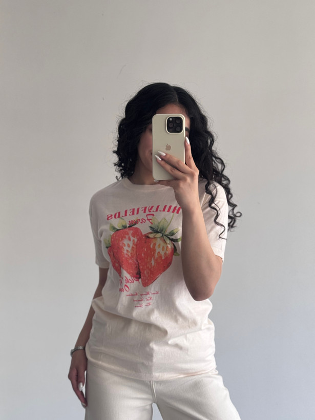 تیشرت وارداتی توت فرنگی🍓