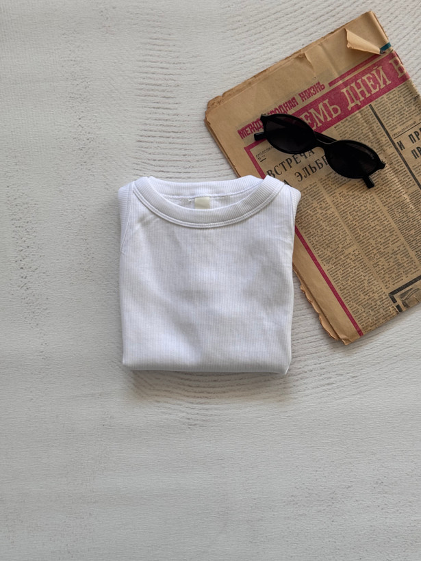تاپ کبریتی سفید وارداتی🍼