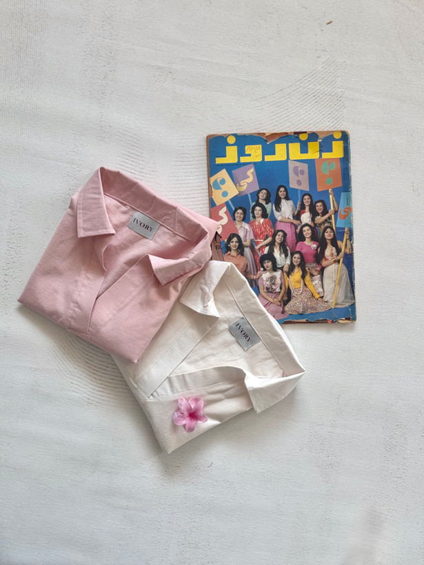 شومیز باکسی جلو بسته🤎